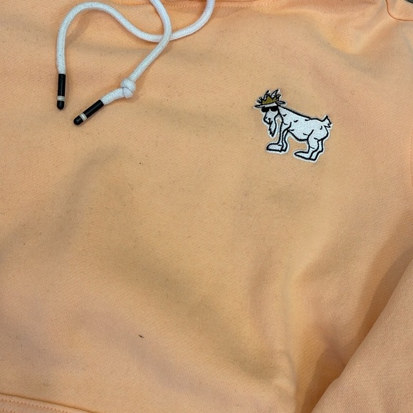 GOAT HOODIE Orange (Pea) Graphic Hoodie - Picture 3 of 5